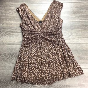 Weston Wear Anthropologie leopard mesh medium